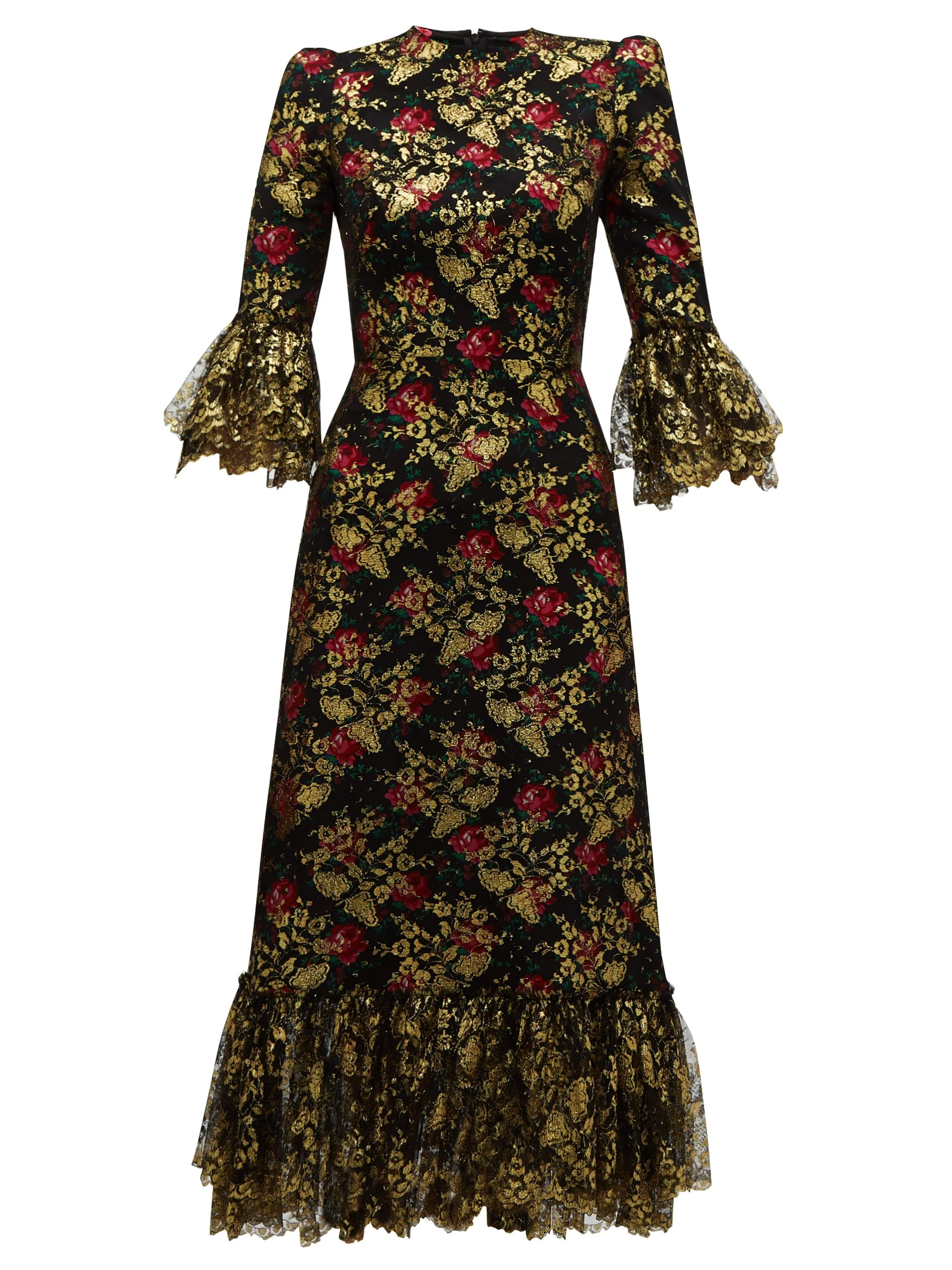 【THE VAMPIRE'S WIFE】The Wild Rose Dress The Vampire's Wife The Wild Rose Midi Dress — UFO No More
